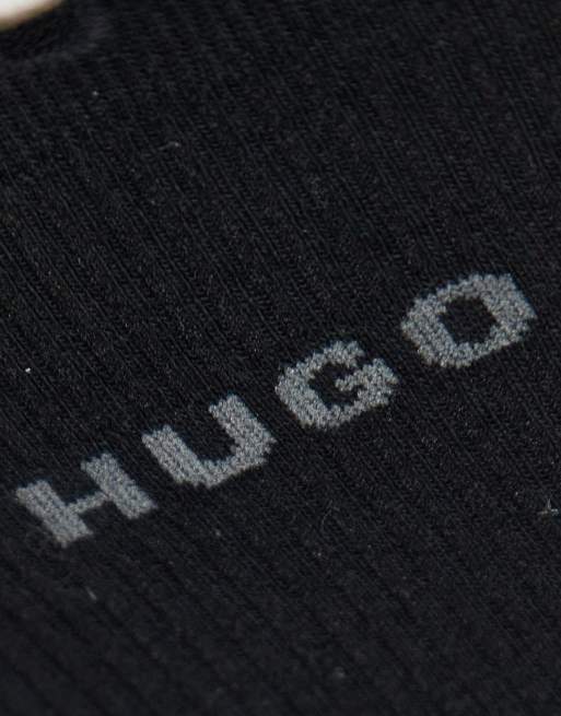 HUGO Red – Svarta strumpor med uddkant, 3 av 3