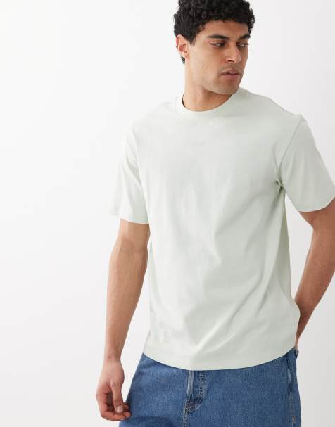 HUGO Red - T-shirt décontracté en jersey - Vert clair - view 1