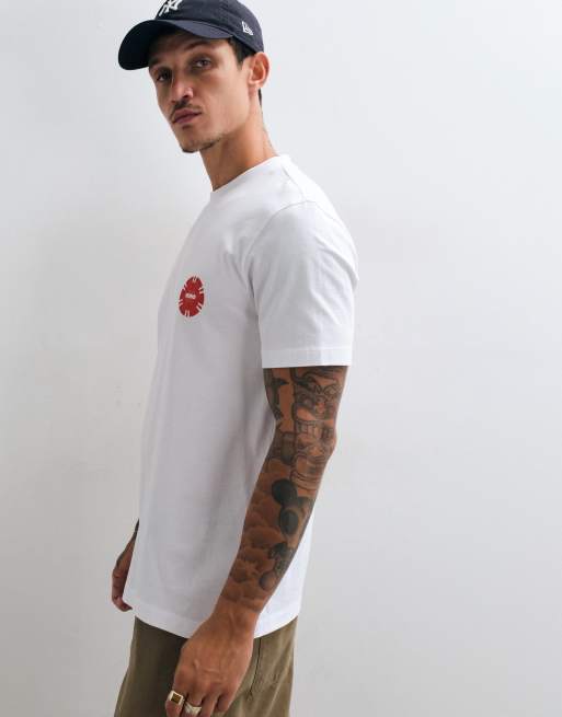 Hugo Red t-shirt with graphic chest print in red, 2 of 5