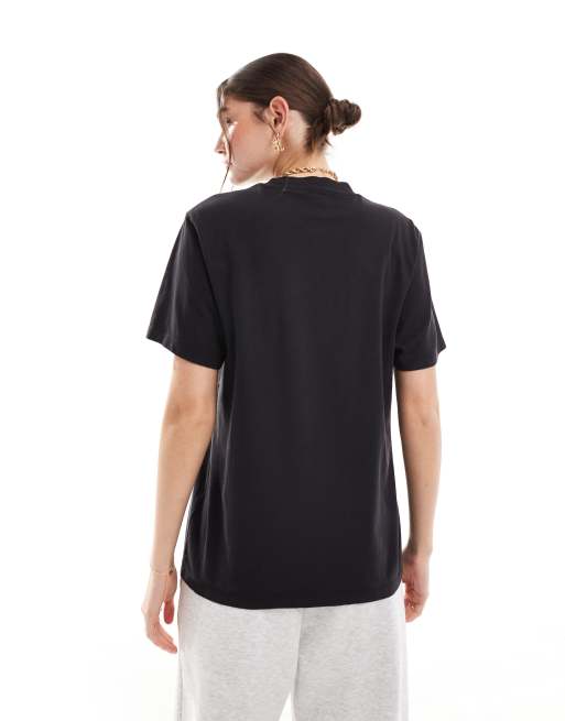 HUGO RED – T-shirt z grafiką, w kolorze spranej czerni, 4 z 4