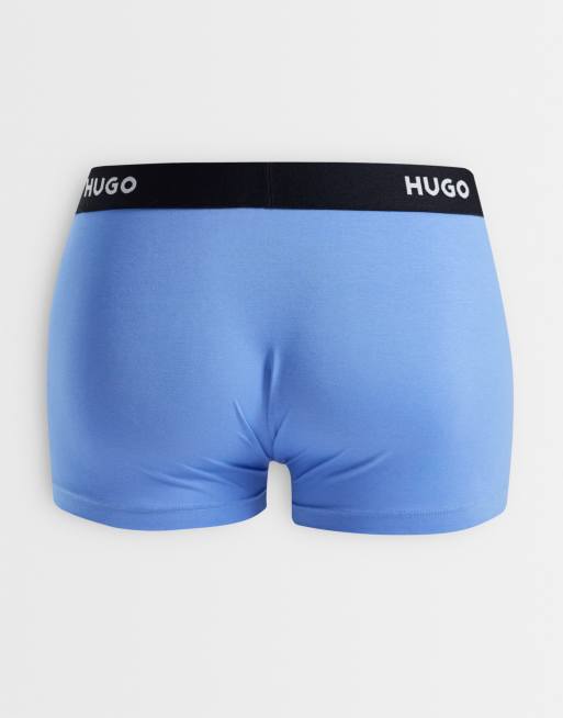 HUGO Red – Unterhosen in Schwarz und Blau, 3er-Pack, 2 von 3