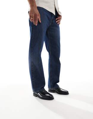 Hugo Red Varian Loafers In Black