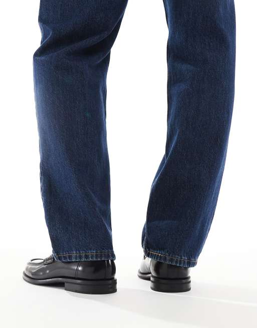 Hugo Red Varian loafers in black, 4 of 4