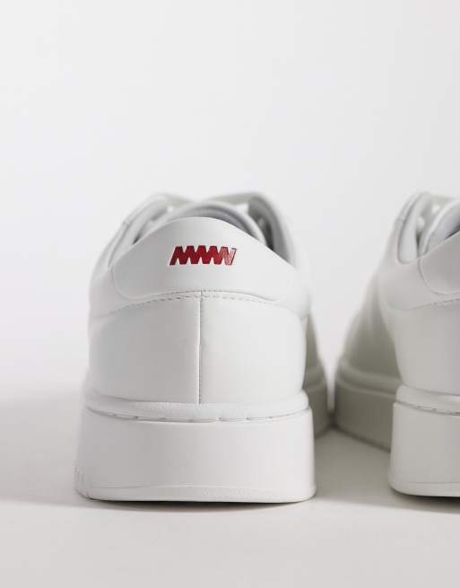 HUGO Red – Vita sneakers med logga, 3 av 5