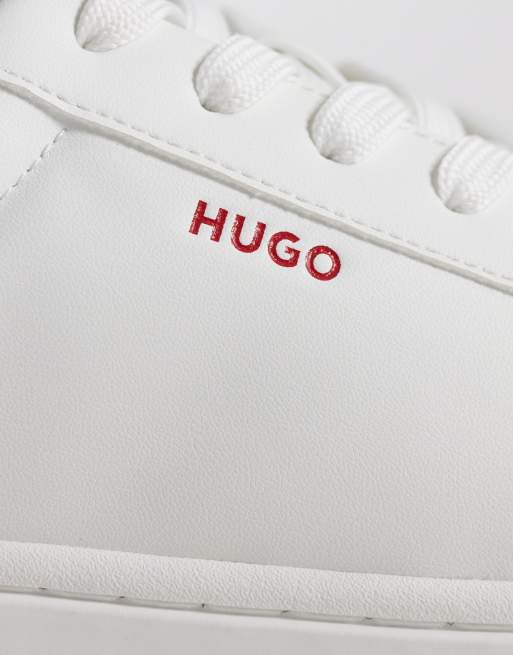 HUGO Red – Vita sneakers med logga, 4 av 5
