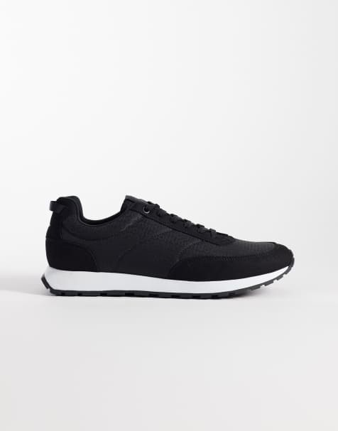 HUGO Red with contrast lining sneakers in black - view 1