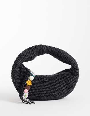 Hugo Red Zeya Handbag In Black