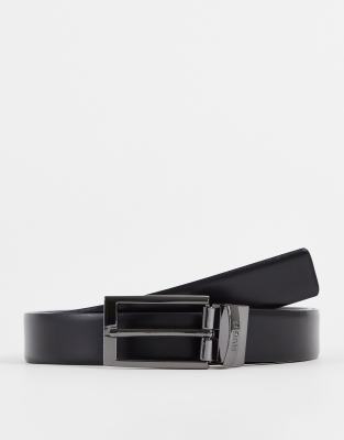 Hugo reversible belt in black - ASOS Price Checker