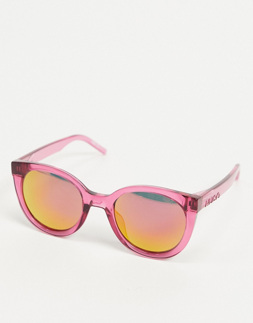 Hugo Round Sunglasses In Pink