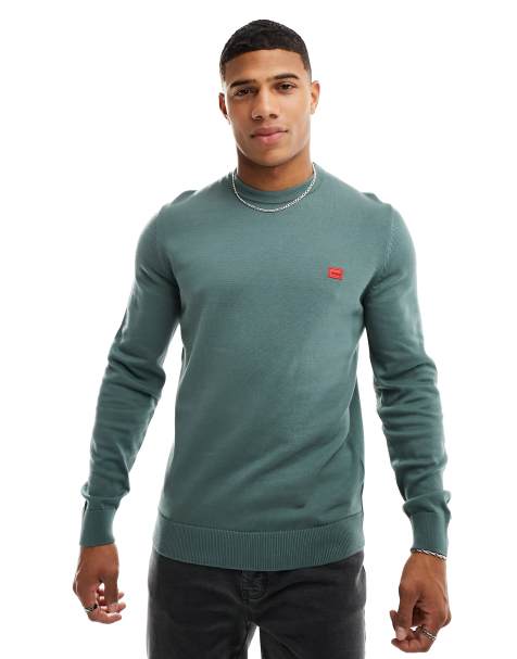 HUGO - San Cassius - Pull en maille - Vert - view 1