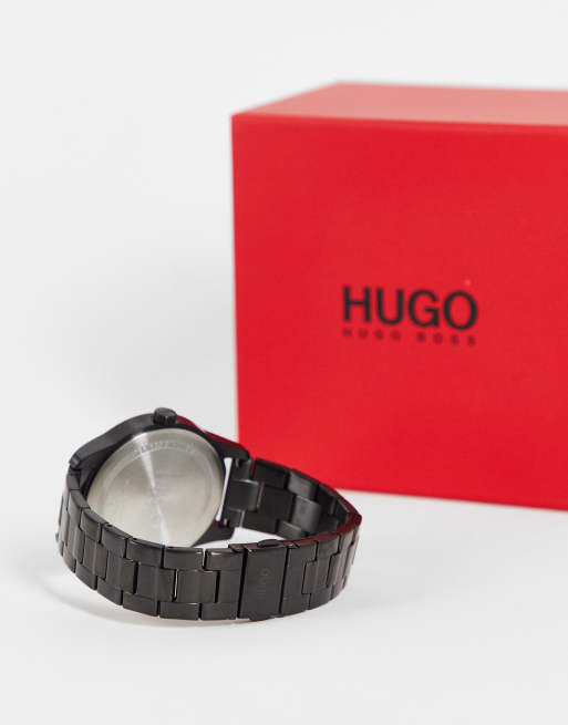 Hugo - Sort armbåndsur - 1530040, 4 af 4