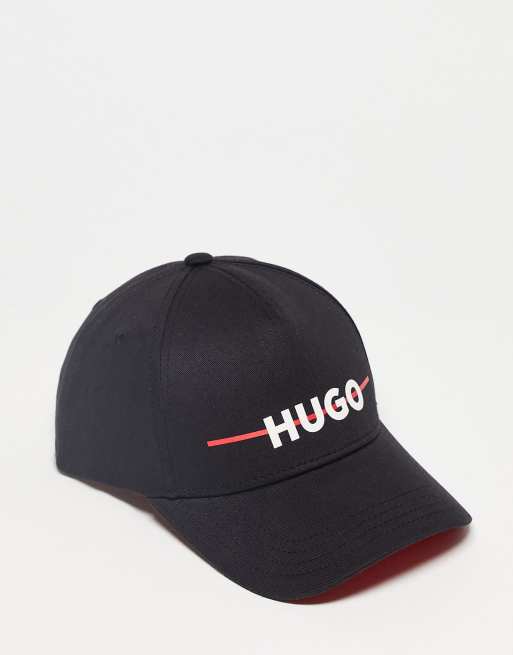 HUGO - Sort kasket med logo
