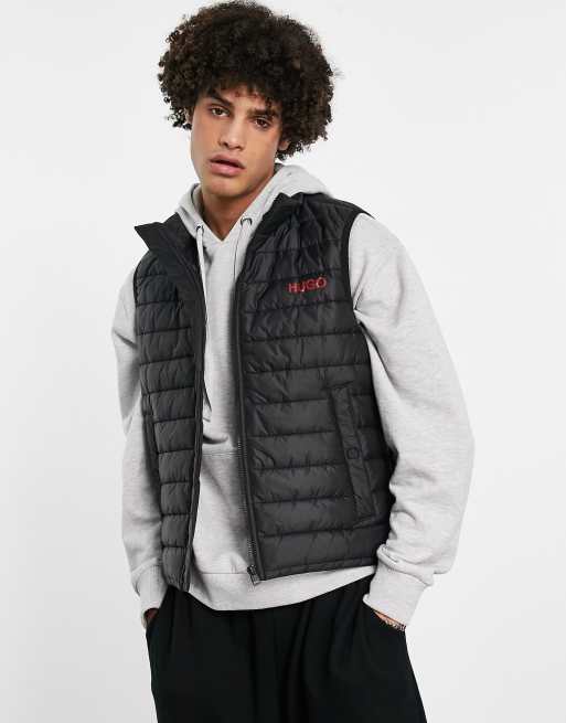 Hugo - Sort vest med logo