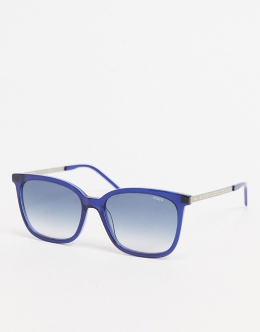 HUGO square sunglasses in blue