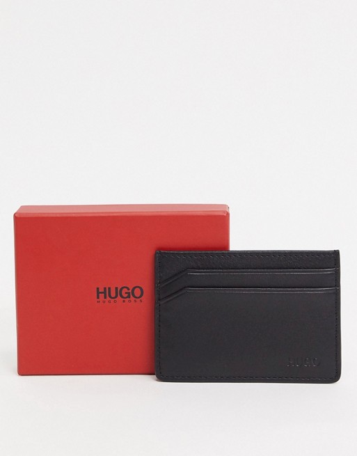 HUGO Subway cardholder in black
