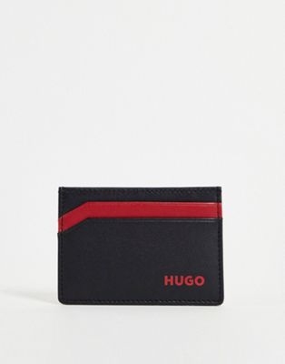 Hugo Subway_S card holder in black