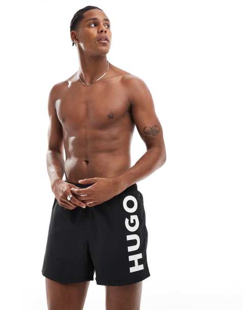 HUGO Swimwear – Abas – Czarne szorty kąpielowe - view 1
