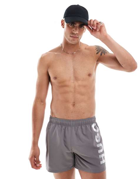 HUGO Swimwear - Abas - Short de bain - Gris - view 1