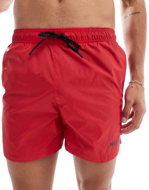 HUGO – Swimwear – Haiti – Röda badshorts, 4 av 4