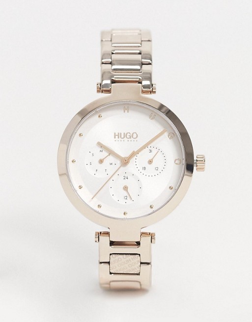 Hugo womens bracelet watch in gold 1540087