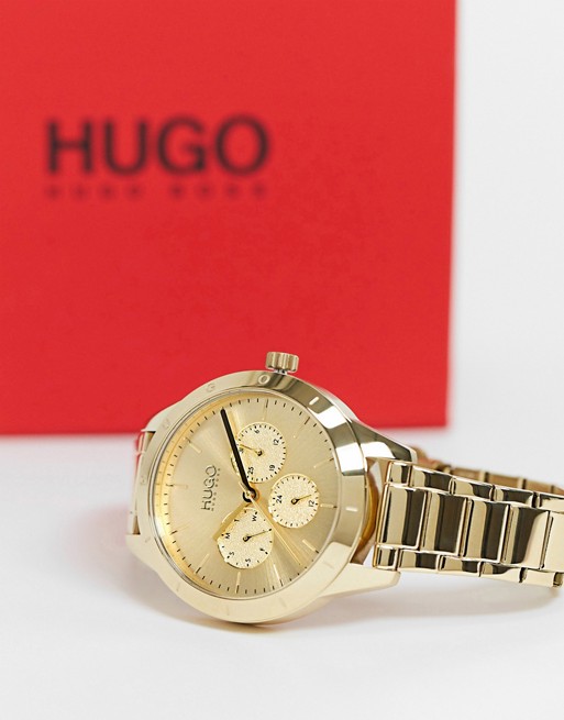 HUGO womens bracelet watch in gold 1540091