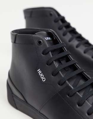 hugo boss zero leather trainers
