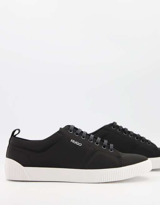 HUGO Zero Tenn nylon trainers in black | ASOS