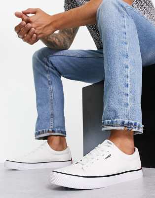 HugoDyer_Tenn trainers in white - ASOS Price Checker