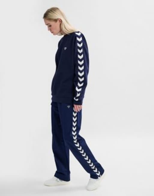 hummel - Bas de survêtement à logo - Bleu marine