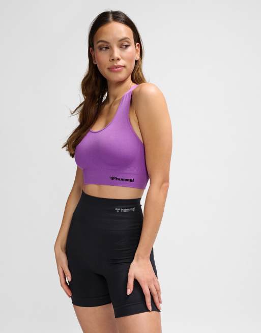 hummel - Brassière de sport - Violet rosée