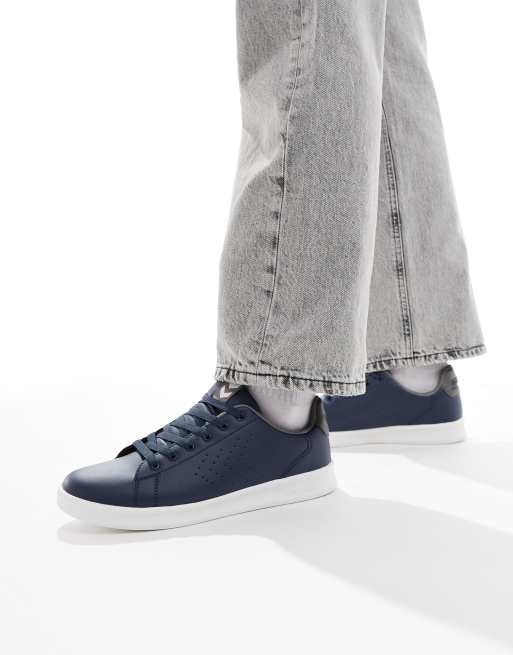 Hummel - Busan - Marineblå sneakers med lav kant, 2 af 5