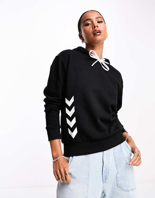 Hummel - classic chevron hoodie in black