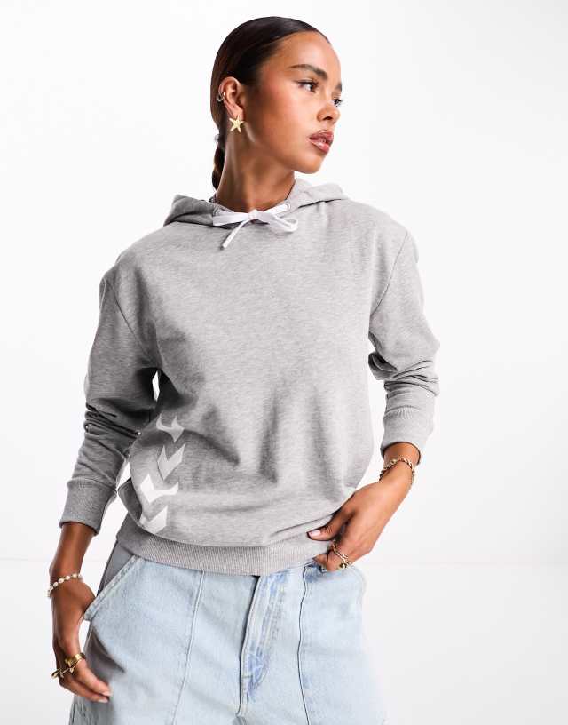 Hummel - classic chevron hoodie in grey