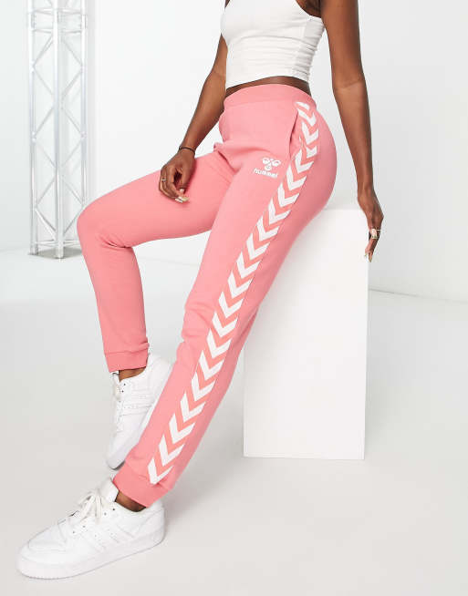 Hummel - Classic - Gammelrosa tapered bukser