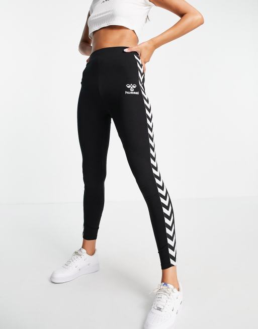 Hummel - Classic - Legging de sport taille haute à bandes - Noir, 4 de 4
