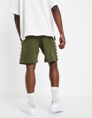 olive sweat shorts