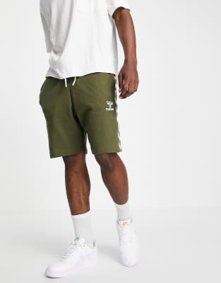 olive sweat shorts