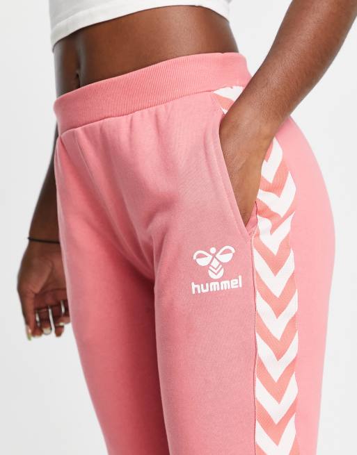 Hummel classic taped pants in desert rose