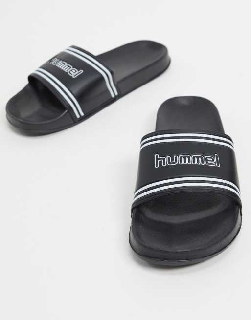 Hummel – Hive Retro – Czarne klapki na basen