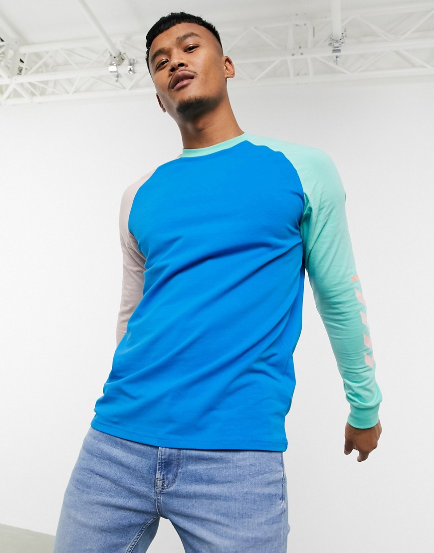 Hummel - Hive - T-shirt met lange mouwen in blauw