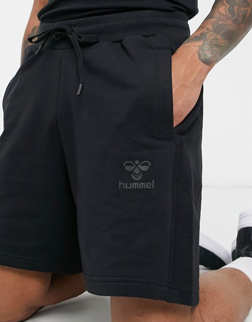 Hummel logo shorts in black