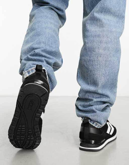 Hummel – Monaco 86 – Runner-Sneaker in Schwarz | ASOS