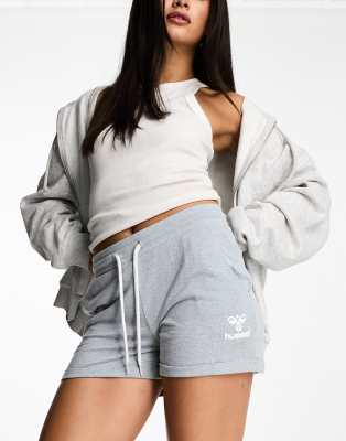 Hummel Peyton shorts in pale grey