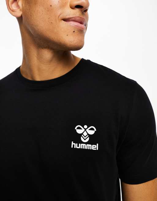 T-shirt logo black fit | in regular ASOS with Hummel