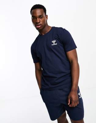 ASOS | in blue regular Hummel with fit logo t-shirt