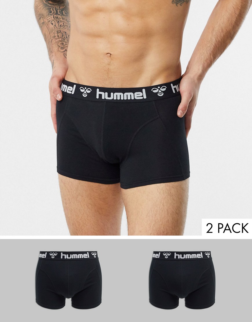 Hummel - Set van 2 boxershorts-Zwart