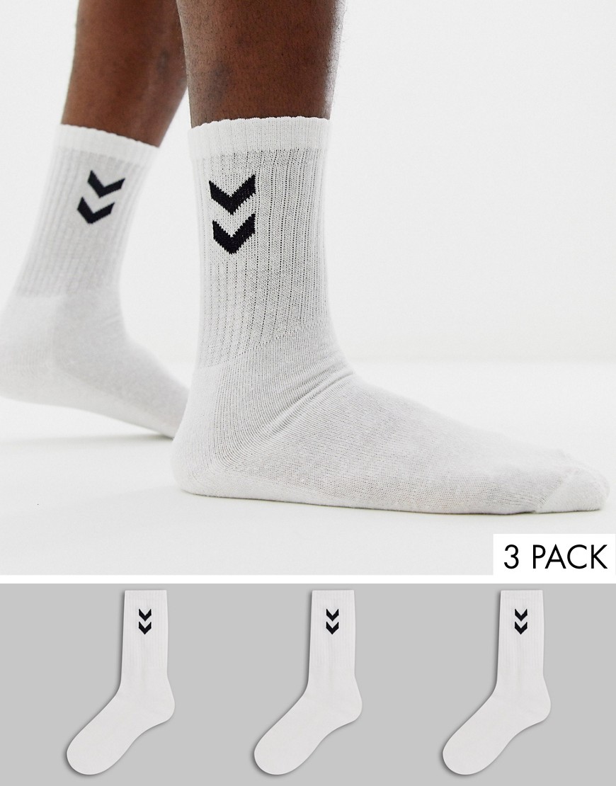Hummel - Set van 3 paar sokken in wit