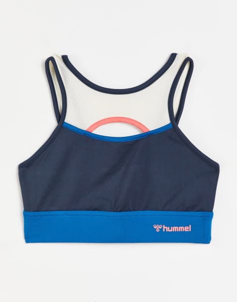 Hummel Sharni sports bra in navy 