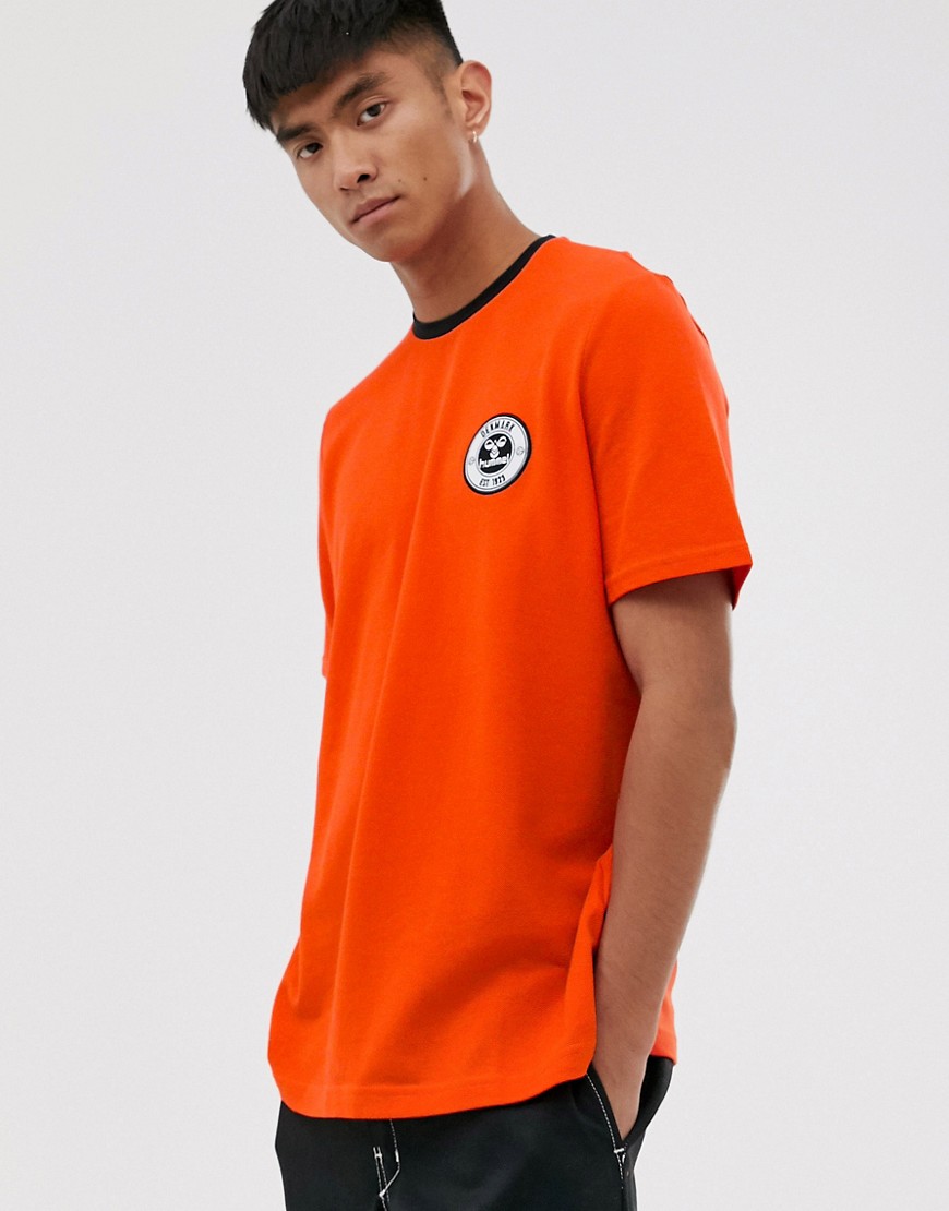 Hummel Short Sleeve T-Shirt-Orange