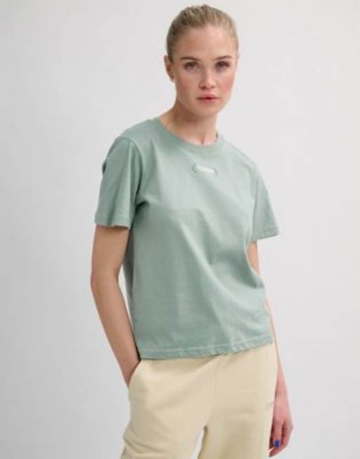 hummel - T-shirt à logo - Vert-de-gris
